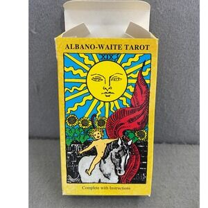 Albano-Waite Tarot Deck 1987 US Games Systems Inc Complete 78 Cards AW78 Italy